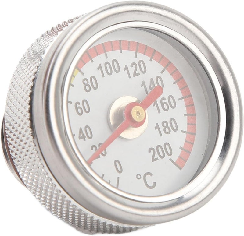 DAUERHAFT Oil Temperature Gauge, M20 X 1 5 Solid Construction, Easy Installation, 0 to 200?, Accurate and Oil Temperature Gauge for Motorcycles - Image 1